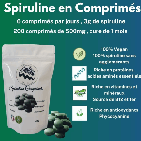 SPIRULINE EN COMPRIMES 100G – Image 2