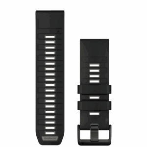 BRACELETS DE MONTRE QUICKFIT® 26, SILICONE NOIR