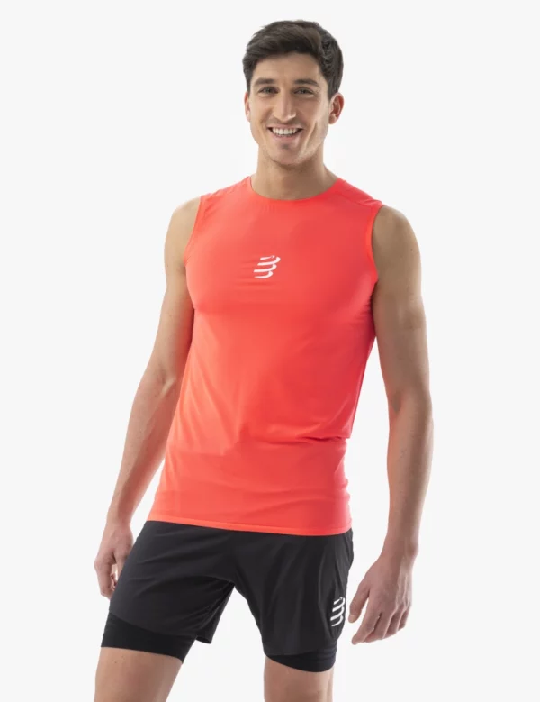 TRAIL RACING TANK FLUO RED